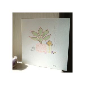 ORIGINAL ART | Still Life With Life No. 008 Original Drawing